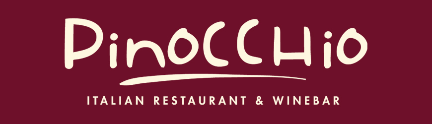 Pinocchio Restaurant, Dublin Ireland, Banner